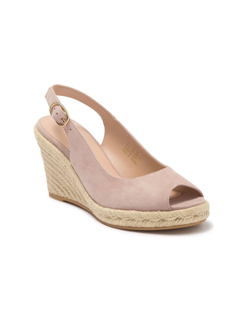 STUART WEITZMAN Jean Espadrille Platform Wedge
Sandal Women size 9.5 new